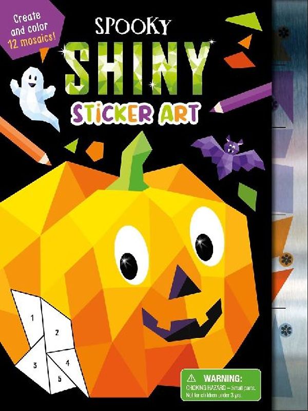 Spooky Shiny Sticker Art