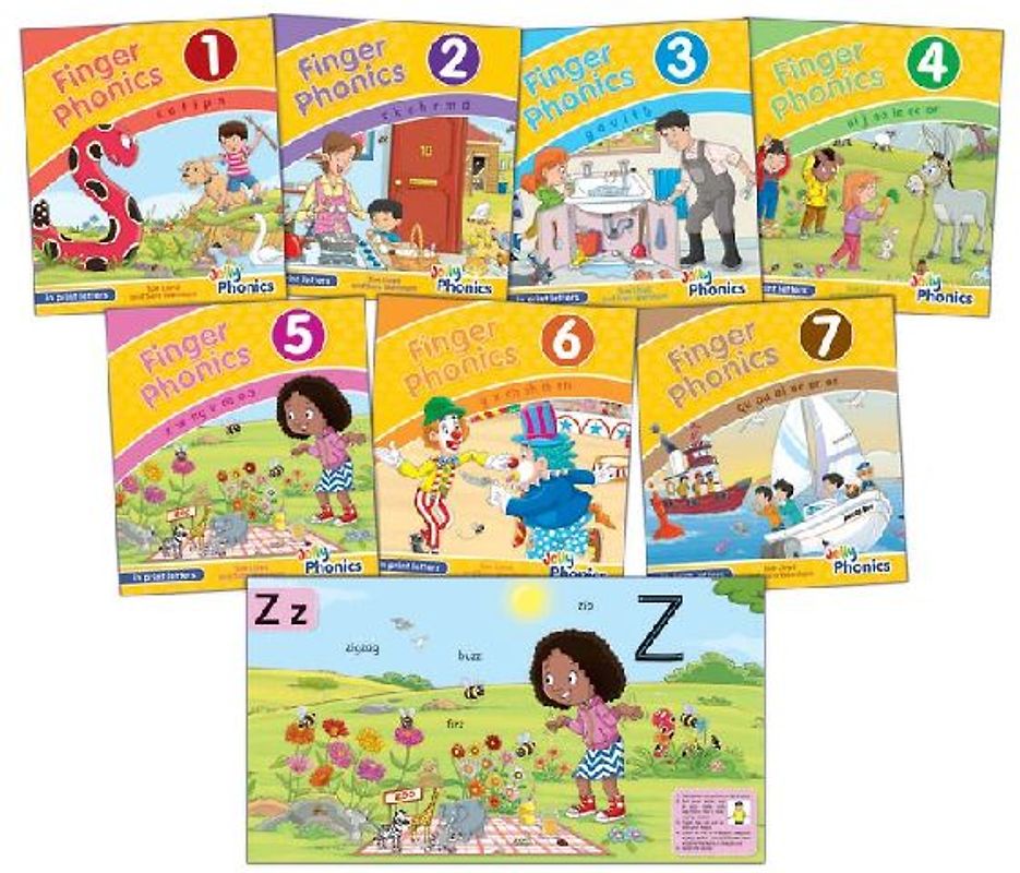 Finger Phonics Books 1-7