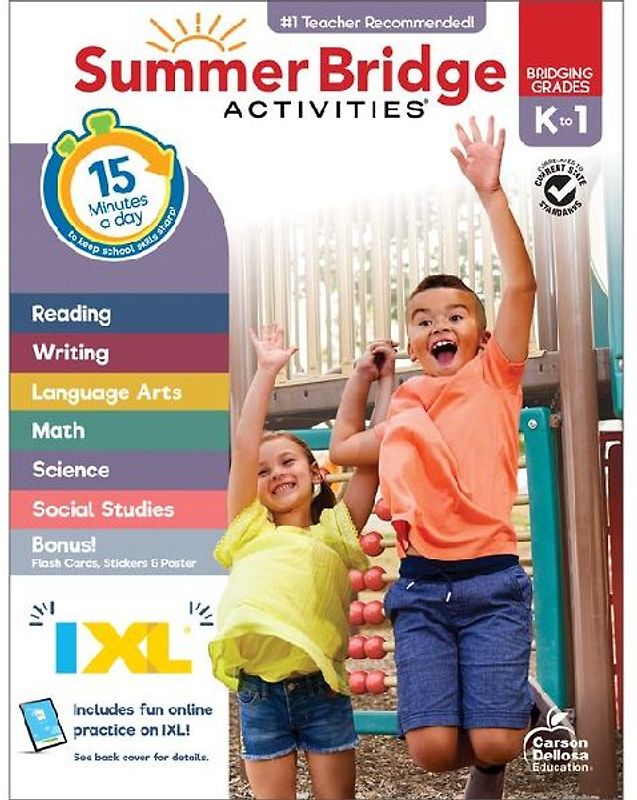 Summer Bridge Activities, Grades K - 1