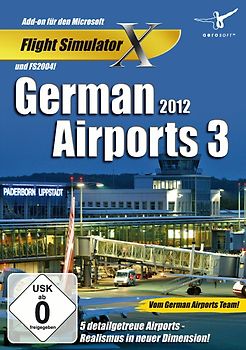 Microsoft Flight Simulator X: German Airports 3 [AddOn 2012] PC Spiele