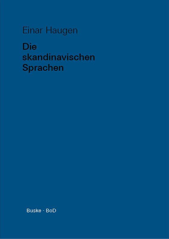 Die skandinavischen Sprachen