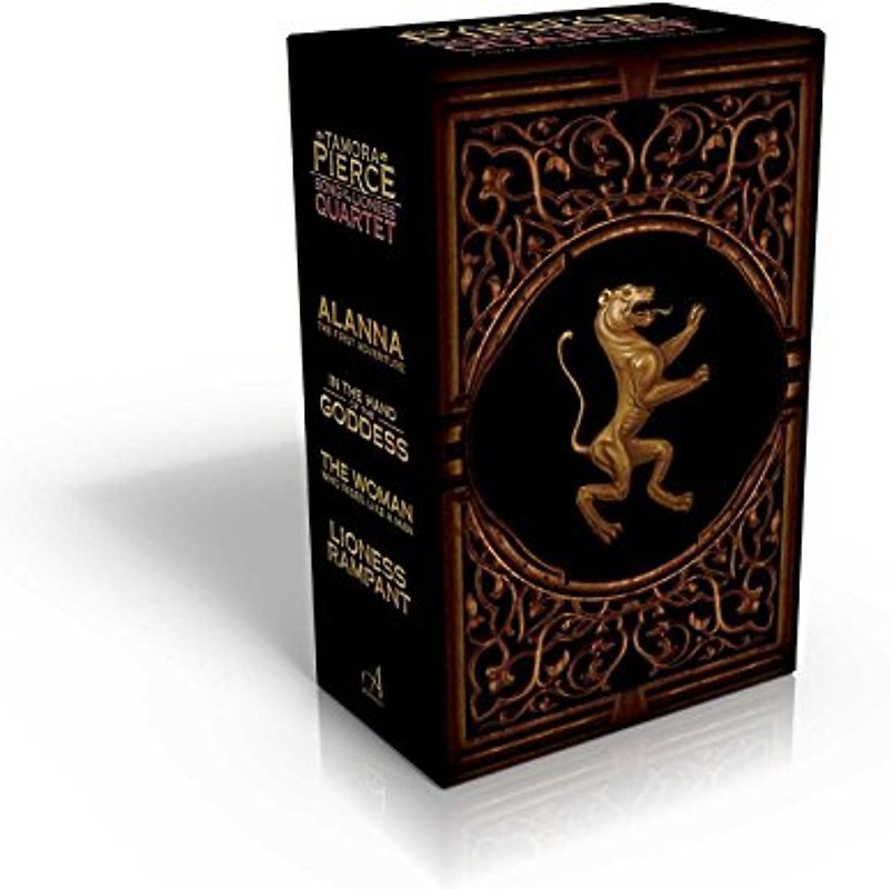 Song of the Lioness Quartet: Alanna; In the Hand of the Goddess; The Woman Who Rides Like a Man; Lioness Rampant - Pierce, Tamora