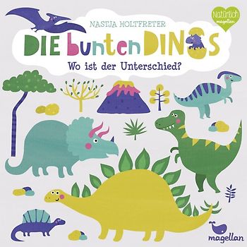 Die bunten Dinos – Wo ist der Unterschied?