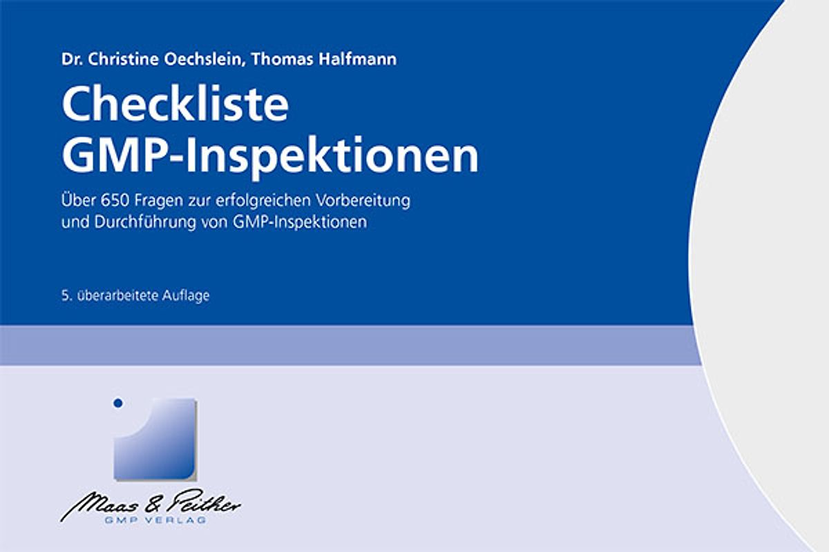 Checkliste GMP-Inspektionen