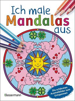 Ich male Mandalas aus. Mandalablock für Kindergarten und Vorschule