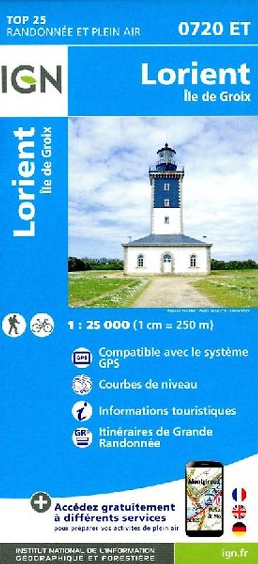 Lorient Ile de Groix 1:25 000