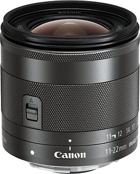 Canon EF-M 11-22 mm F4.0-5.6 IS STM 55 mm Filtergewinde (Canon EF-M Anschluss) schwarz