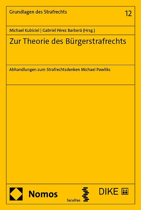 Zur Theorie des Bürgerstrafrechts