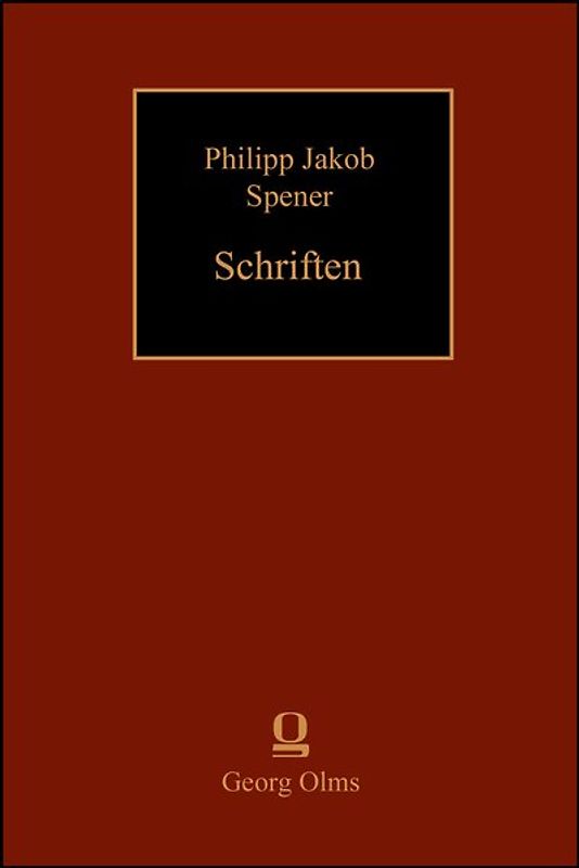 Philipp Jakob Spener: Schriften - Vier Bücher von wahrem Christentum (1610). Buch 1