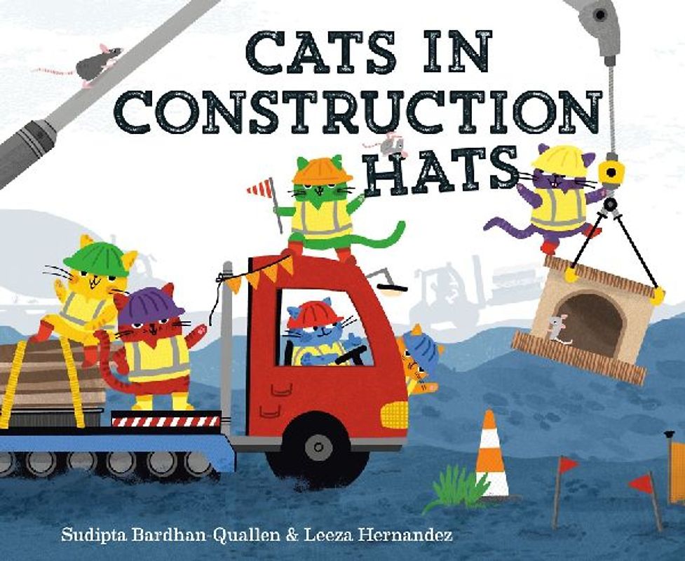 Cats in Construction Hats