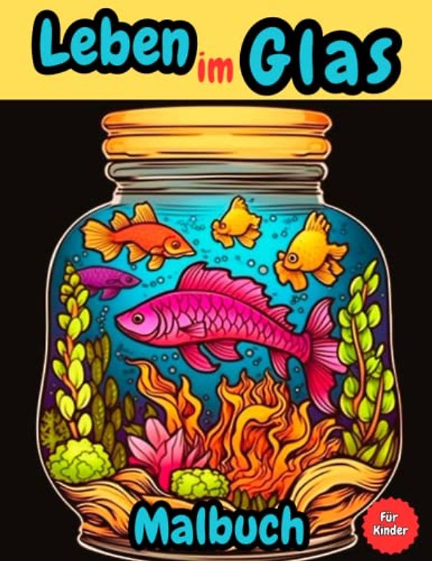 Leben im Glas: Malbuch für Kinder