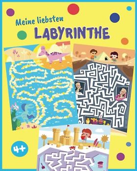 Labyrinthe für Kinder ab 4 Jahren und von Punkt zu Punkt verbinden - Farbiges Rätselbuch für Jungen und Mädchen: Labyrinth Buch ab 4 und Zahlen ... von Punkt zu Punkt, Fehlersuche und mehr)