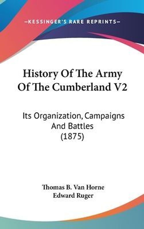 History Of The Army Of The Cumberland V2