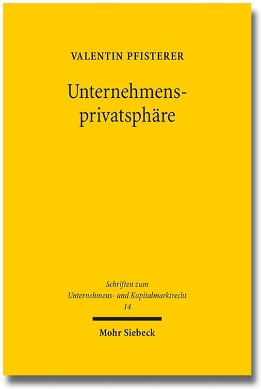 Unternehmensprivatsphäre