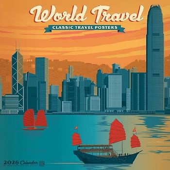 World Travel (Adg) 2026 12 X 12 Wall Calendar