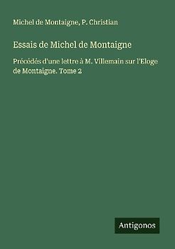 Essais de Michel de Montaigne