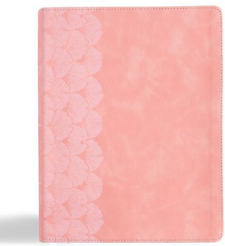 KJV Notetaking Bible, Large Print Edition, Soft Pink Leathertouch