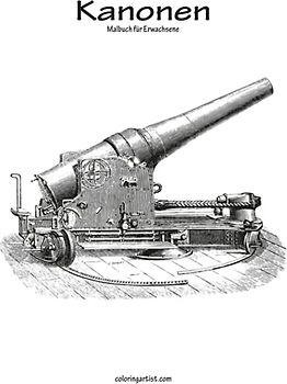 Kanonen-Malbuch für Erwachsene 1