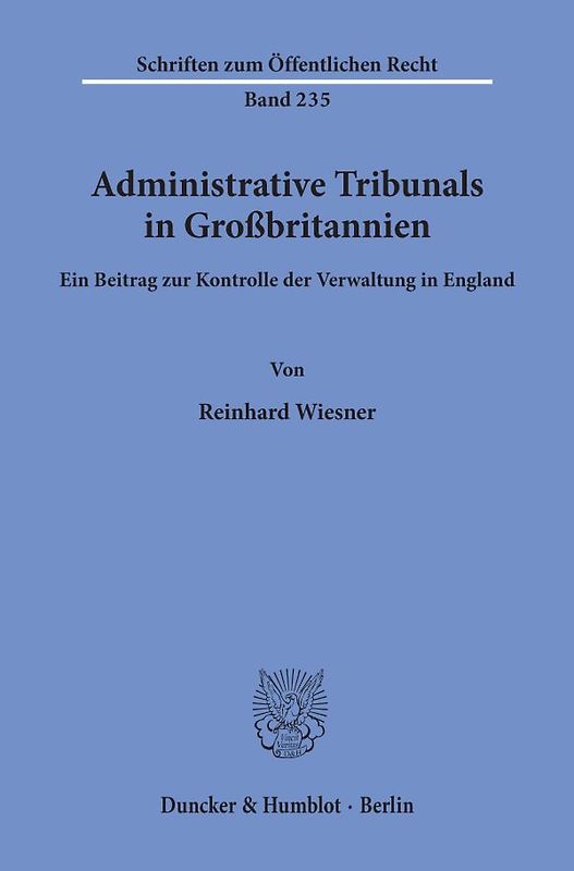 Administrative Tribunals in Großbritannien.
