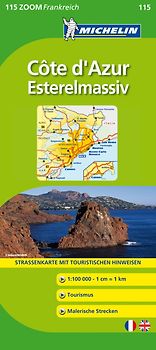 Michelin Cote d'Azur - Esterelmassiv