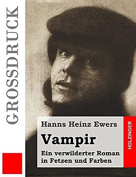 Vampir (Großdruck): Ein verwilderter Roman in Fetzen und Farben