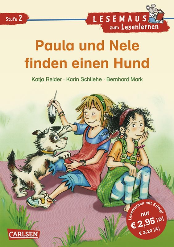 LESEMAUS zum Lesenlernen Stufe 2: Paula und Nele finden einen Hund