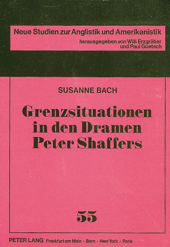 Grenzsituationen in den Dramen Peter Shaffers