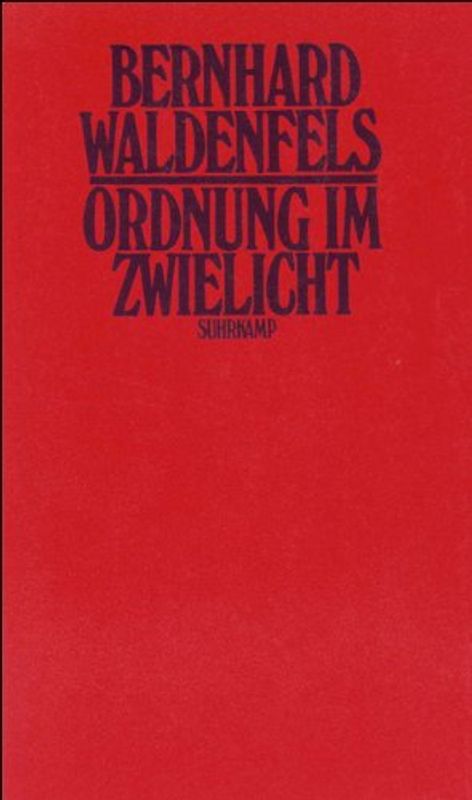 Ordnung im Zwielicht