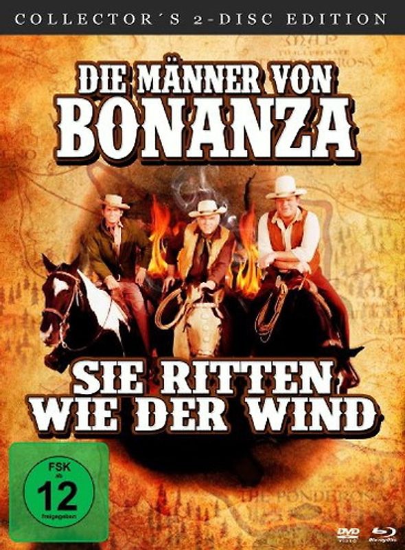 Die Männer von Bonanza, sie ritten wie der Wind [inkl. DVD, Collector's Edition] Blu-ray Disc