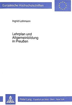 Lehrplan und Allgemeinbildung in Preussen