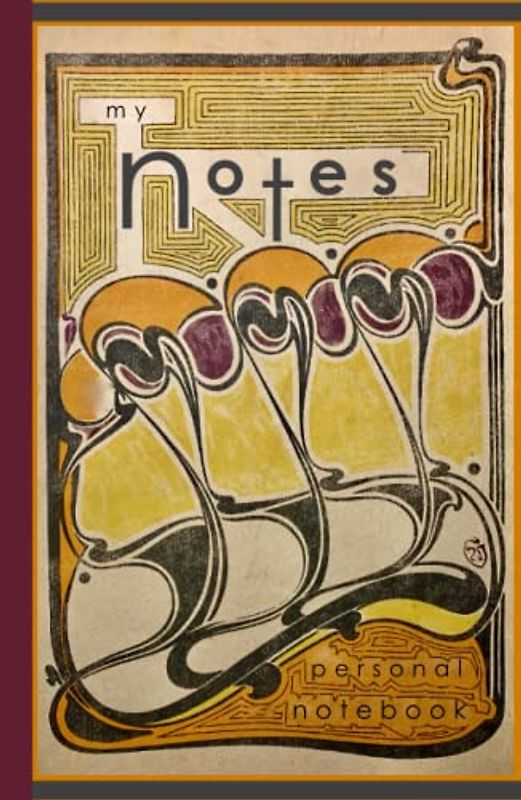 Ancient Art nouveau Notebook as Diary, Journal or Sketchbook for your Ideas & Drawings: with blank pages (Jugendstil-Notizbücher)