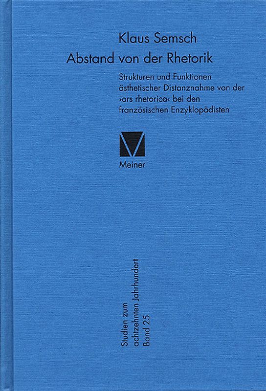 Abstand von der Rhetorik