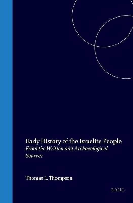 Early History of the Israelite People