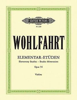 40 Elementar-Etüden für Violine solo op. 54 (Edition Peters)
