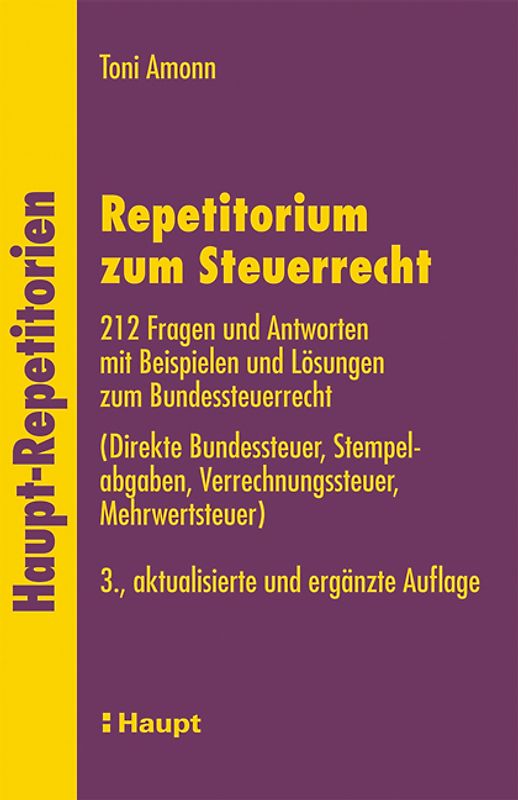 Repetitorium zum Steuerrecht