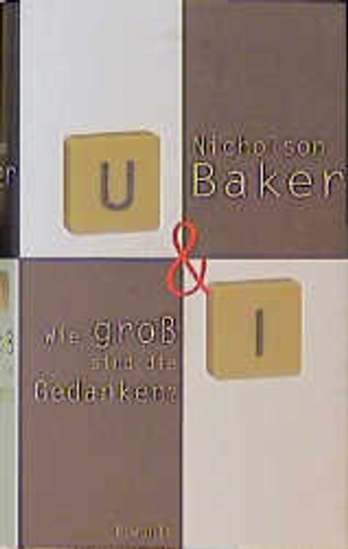 U & I. Wie gross sind die Gedanken