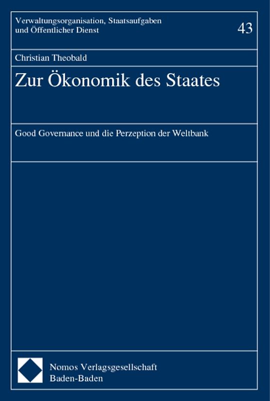Zur Ökonomik des Staates