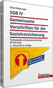SGB IV - Gemeinsame Vorschriften für die Sozialversicherung