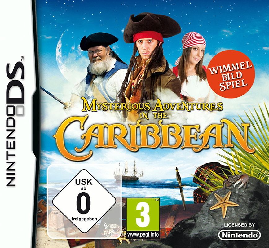 Mysterious Adventures in the Caribbean Nintendo DS
