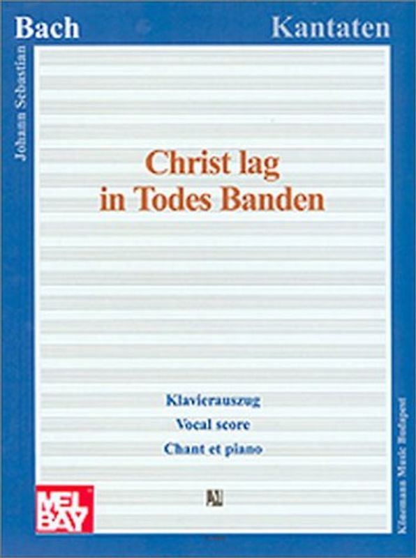 Christ in Todes Banden. Klavierauszug