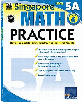 Math Practice, Grade 6: Reviewed and Recommended by Teachers and Parents: Reviewed and Recommended by Teachers and Parents Volume 15 (Singapore Math)