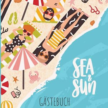 GÄSTEBUCH FERIENWOHNUNG: Gästebuch quadratisch - Ferienwohnung oder im Hotel - Ferienwohnungen - Pensionen / Hotels für Urlaubsgäste - Ostsee / Nordsee