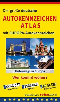 Display 6/5  Der große deutsche Autokennzeichen Atlas mit EUROPA-Autokennzeichen