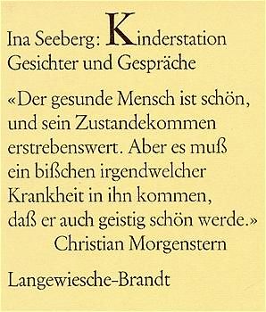Kinderstation - Gesichter und Gespräche
