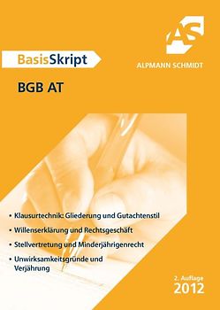 BasisSkript, BGB AT