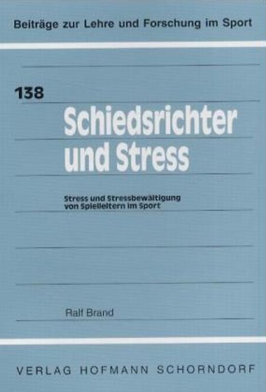 Schiedsrichter und Stress