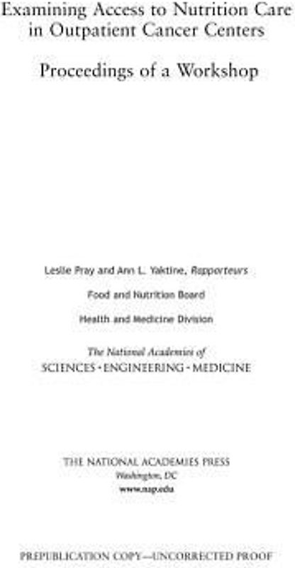 Examining Access to Nutrition Care in Outpatient Cancer Centers