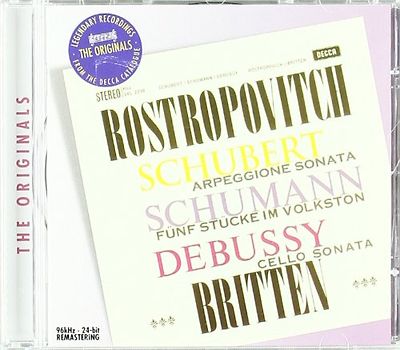 Mstislaw Rostropowitsch - Sonate F.Arpeggione/Fünf Stücke im Volkston/+