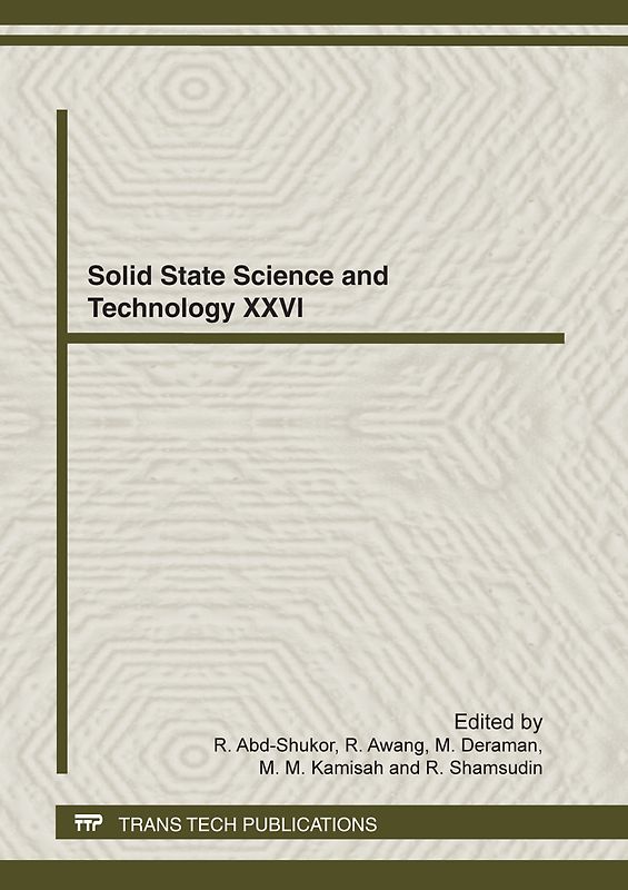 Solid State Science and Technology XXVI