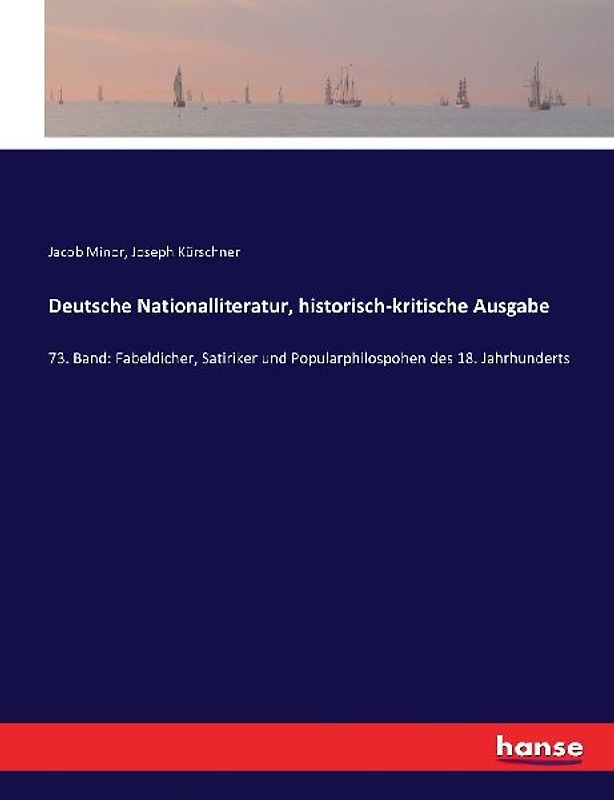 Deutsche Nationalliteratur, historisch-kritische Ausgabe